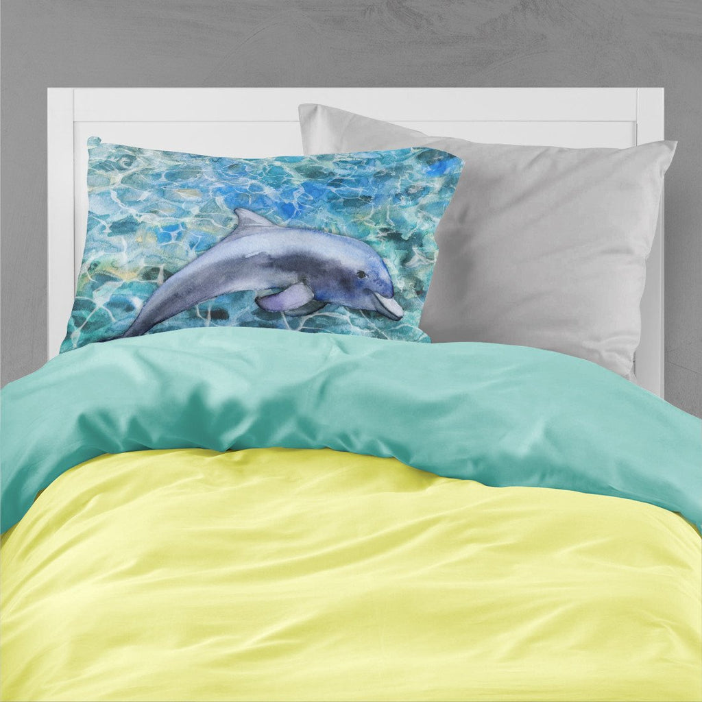 Dolphin Standard Pillowcase Lightweight Super Soft Easy Care Decorative Artwork Pillowcase, Standard