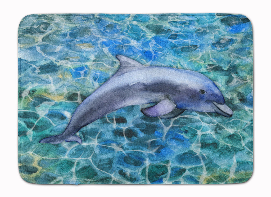 Dolphin Memory Foam Kitchen Mat Machine Washable Anti-Fatigue Cushion Comfort Bath or Kitchen Rug
