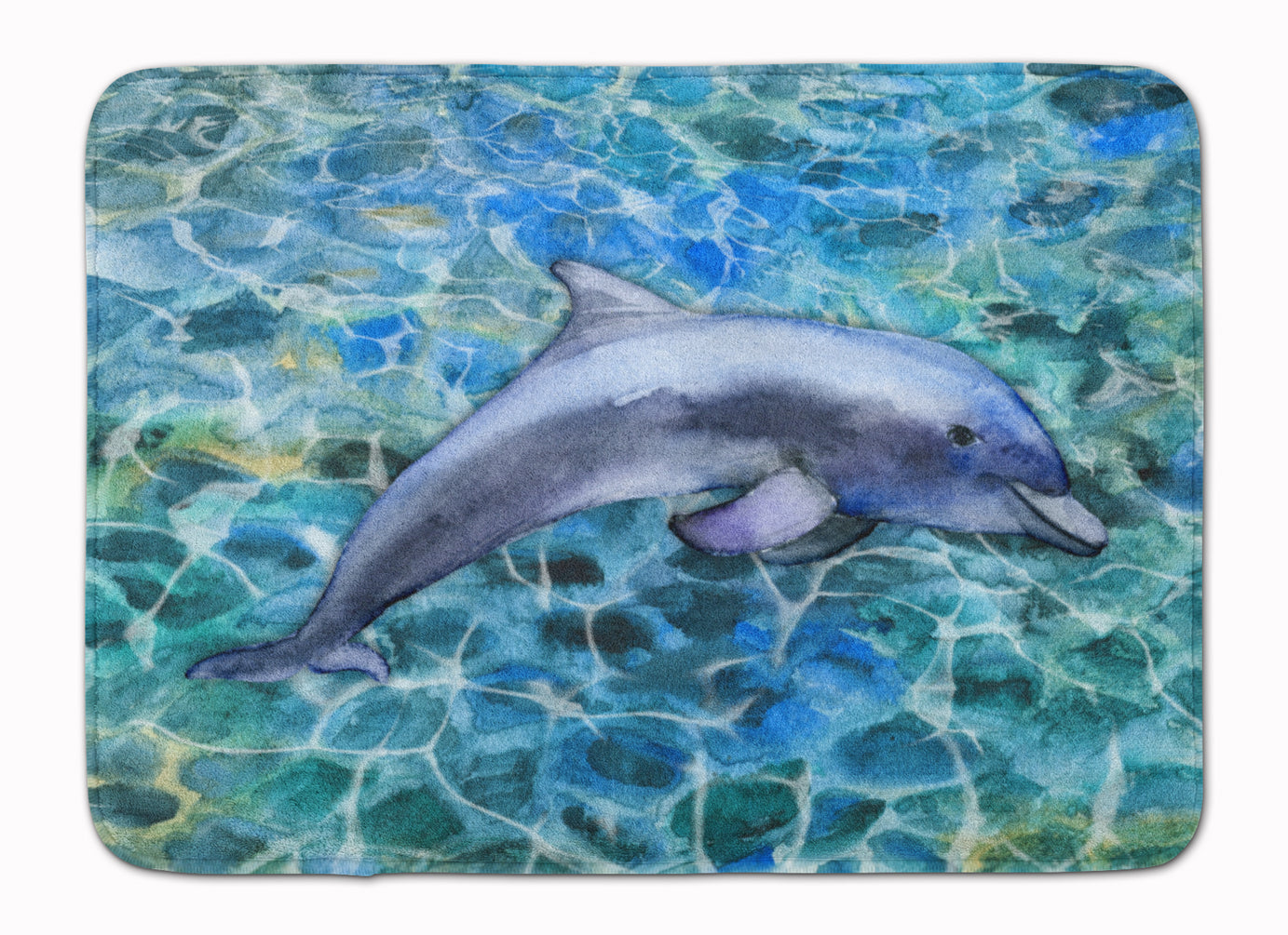 Dolphin Memory Foam Kitchen Mat Machine Washable Anti-Fatigue Cushion Comfort Bath or Kitchen Rug