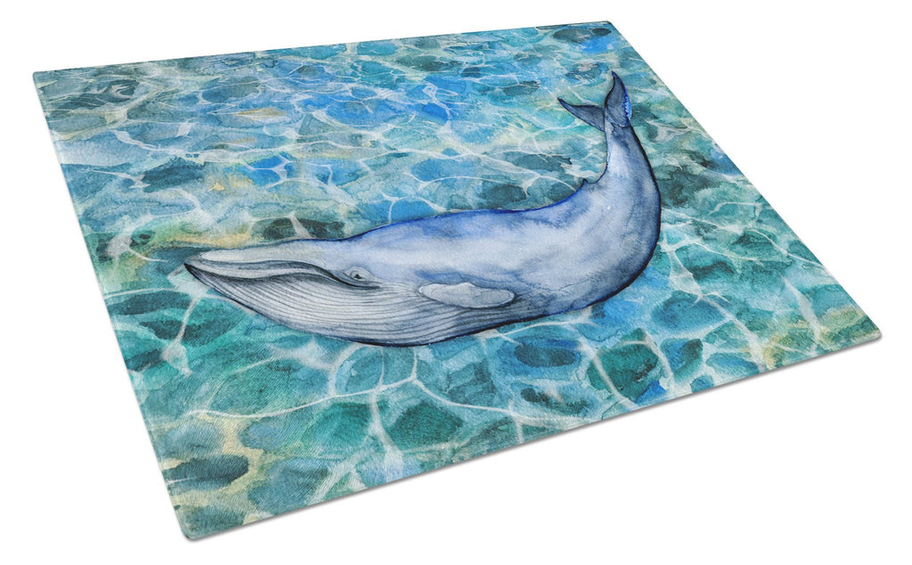 Humpback Whale Cutting Board Tempered Glass Kitchen Cutting Surface, Heat Resistant Chopping, Non-Slip Feet, Food Prep & Serving