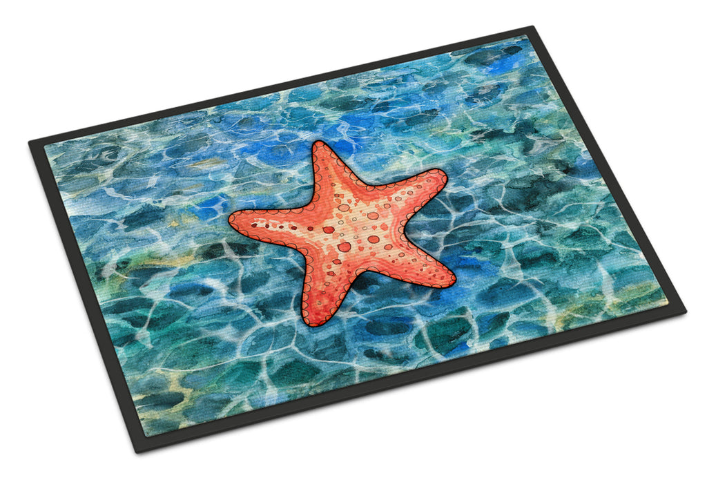 Starfish Doormat Indoor Outdoor 24H X 36W Front Door Mat Rugs for Entryway, Non Slip Washable Low Pile,