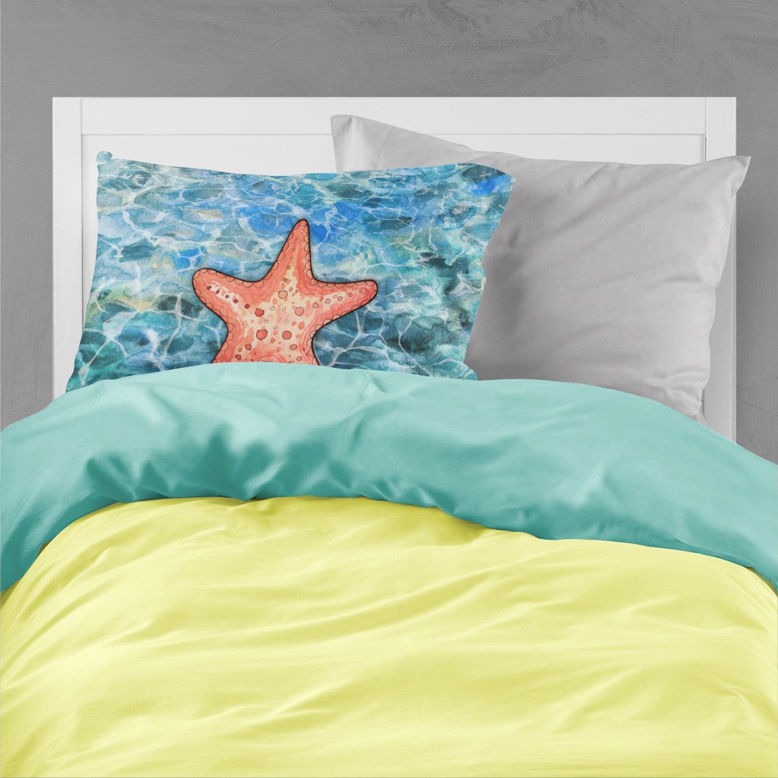 Starfish Standard Pillowcase Lightweight Super Soft Easy Care Decorative Artwork Pillowcase, Standard