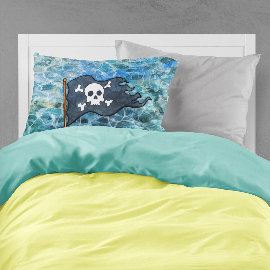 Pirate Flag Standard Pillowcase Lightweight Super Soft Easy Care Decorative Artwork Pillowcase, Standard