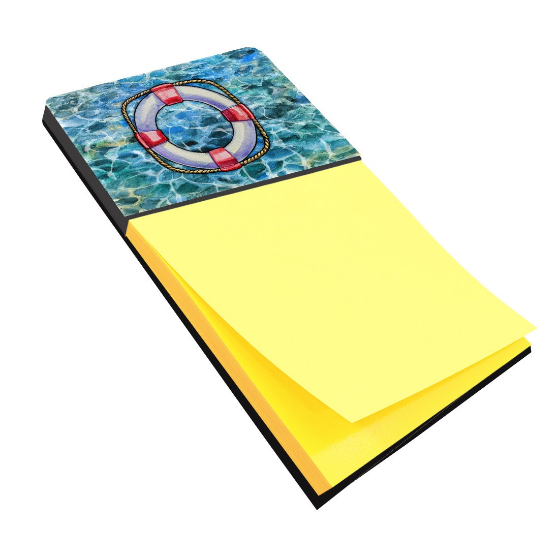 Life Saver Watercolor Sticky Note Holder Refillable Dispenser Desk Accessory 3x3 Pad Gift