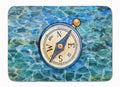 Compass Memory Foam Kitchen Mat Machine Washable Anti-Fatigue Cushion Comfort Bath or Kitchen Rug