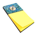 Compass Watercolor Sticky Note Holder Refillable Dispenser Desk Accessory 3x3 Pad Gift