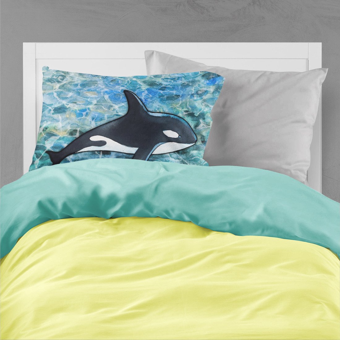 Killer Whale Orca Standard Pillowcase Lightweight Super Soft Easy Care Decorative Artwork Pillowcase, Standard