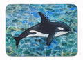 Killer Whale Orca Memory Foam Kitchen Mat Machine Washable Anti-Fatigue Cushion Comfort Bath or Kitchen Rug