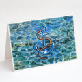 Anchor Greeting Cards Pack of 8 Blank Cards with Envelopes Whimsical A7 Size 5x7