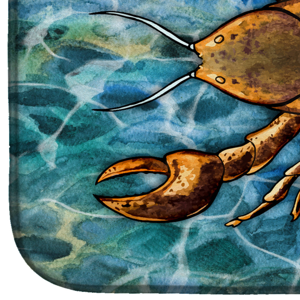 Lobster Dish Drying Mat Absorbent Dish Drying Mat Pad for Kitchen Counter Dish Drainer Mat for Countertop, 14 x 21", Multicolor