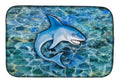 Shark Dish Drying Mat Absorbent Dish Drying Mat Pad for Kitchen Counter Dish Drainer Mat for Countertop, 14 x 21", Multicolor