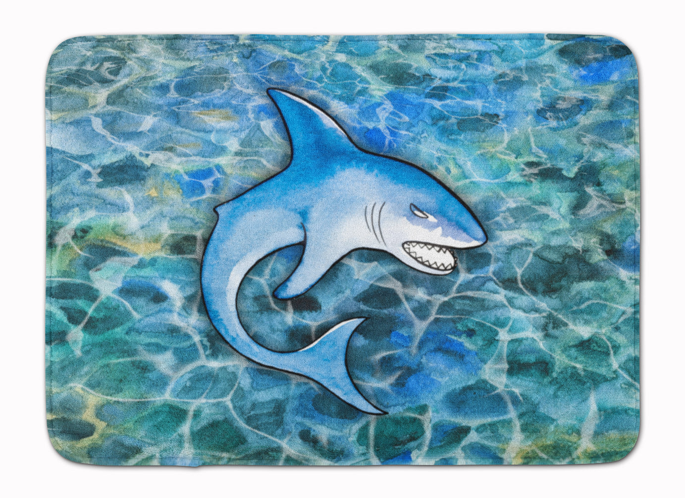 Shark Memory Foam Kitchen Mat Machine Washable Anti-Fatigue Cushion Comfort Bath or Kitchen Rug