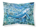 Humpback Whale Standard Pillowcase Lightweight Super Soft Easy Care Decorative Artwork Pillowcase, Standard
