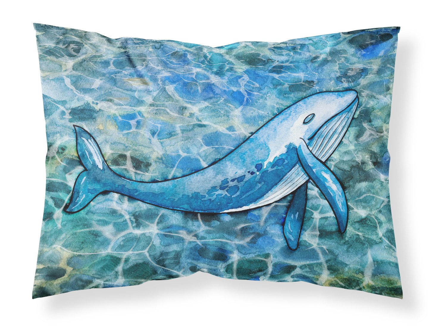 Humpback Whale Standard Pillowcase Lightweight Super Soft Easy Care Decorative Artwork Pillowcase, Standard