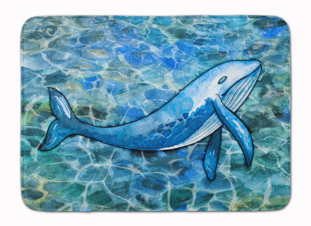 Humpback Whale Memory Foam Kitchen Mat Machine Washable Anti-Fatigue Cushion Comfort Bath or Kitchen Rug
