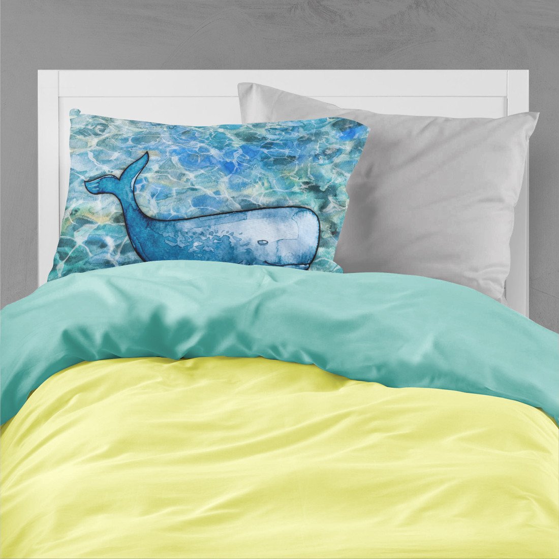 Sperm Whale Cachalot Standard Pillowcase Lightweight Super Soft Easy Care Decorative Artwork Pillowcase, Standard