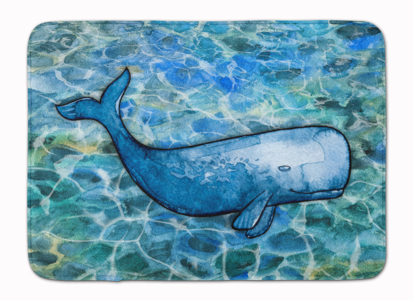Sperm Whale Cachalot Memory Foam Kitchen Mat Machine Washable Anti-Fatigue Cushion Comfort Bath or Kitchen Rug