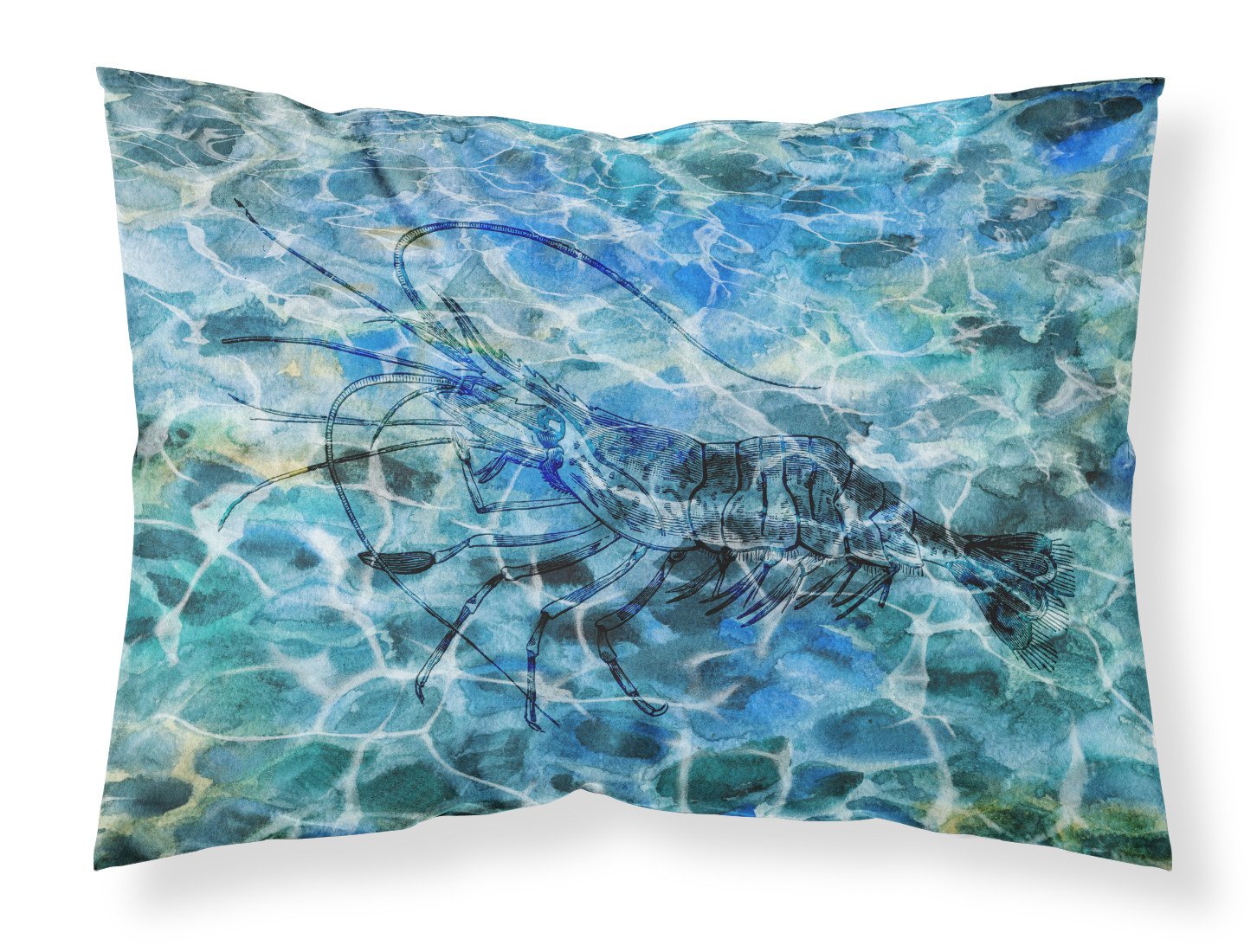 Shrimp Under water Standard Pillowcase Lightweight Super Soft Easy Care Decorative Artwork Pillowcase, Standard