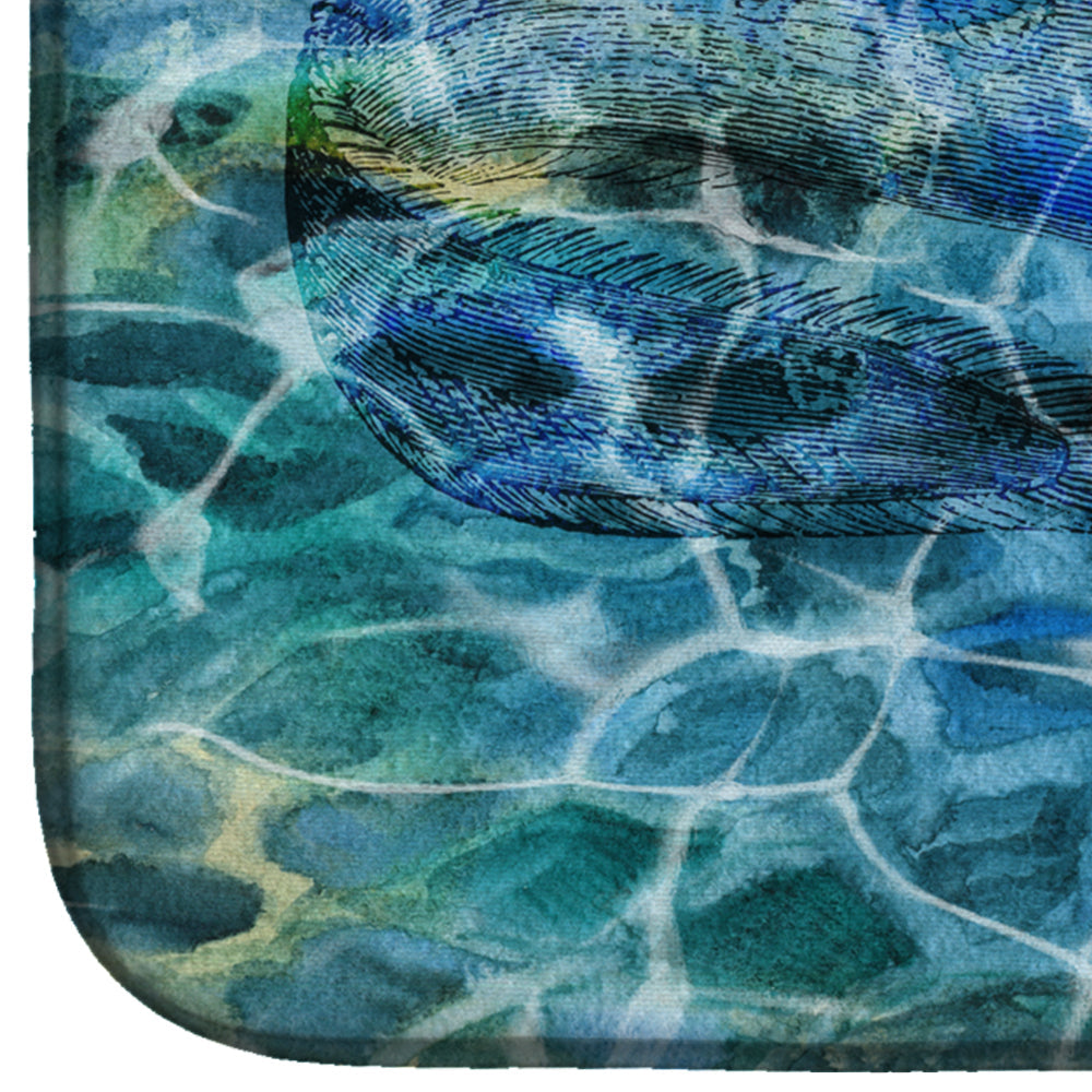 Eel Under water Dish Drying Mat Absorbent Dish Drying Mat Pad for Kitchen Counter Dish Drainer Mat for Countertop, 14 x 21", Multicolor
