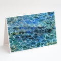 Eel Under water Greeting Cards Pack of 8 Blank Cards with Envelopes Whimsical A7 Size 5x7