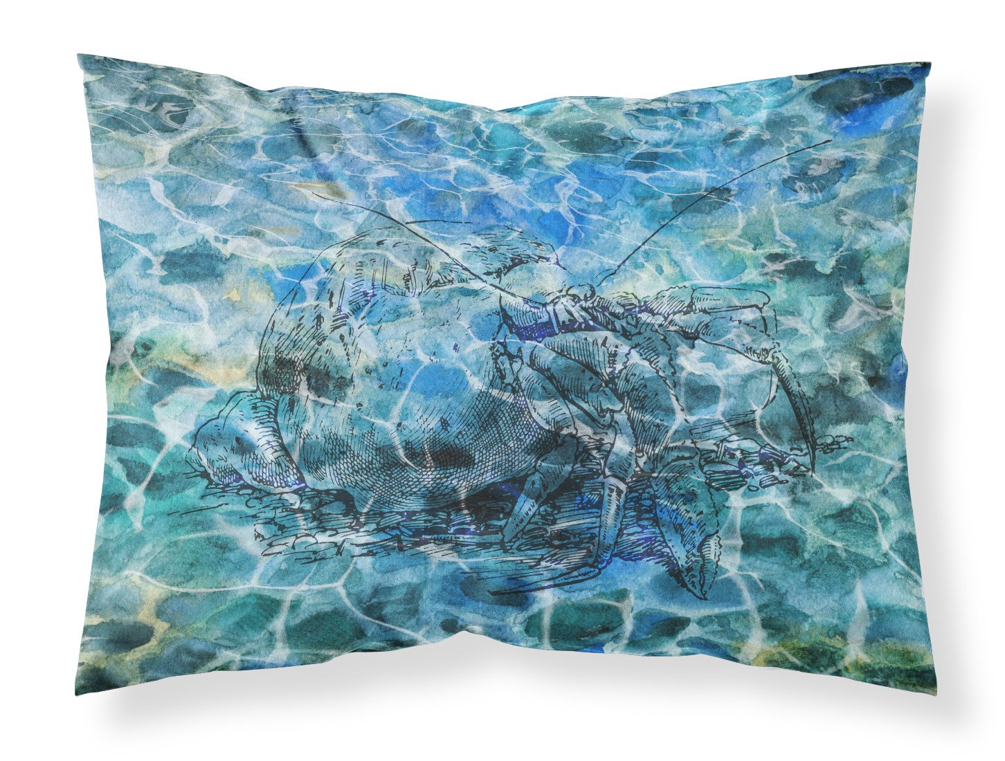 Hermit Crab Under water Standard Pillowcase Lightweight Super Soft Easy Care Decorative Artwork Pillowcase, Standard