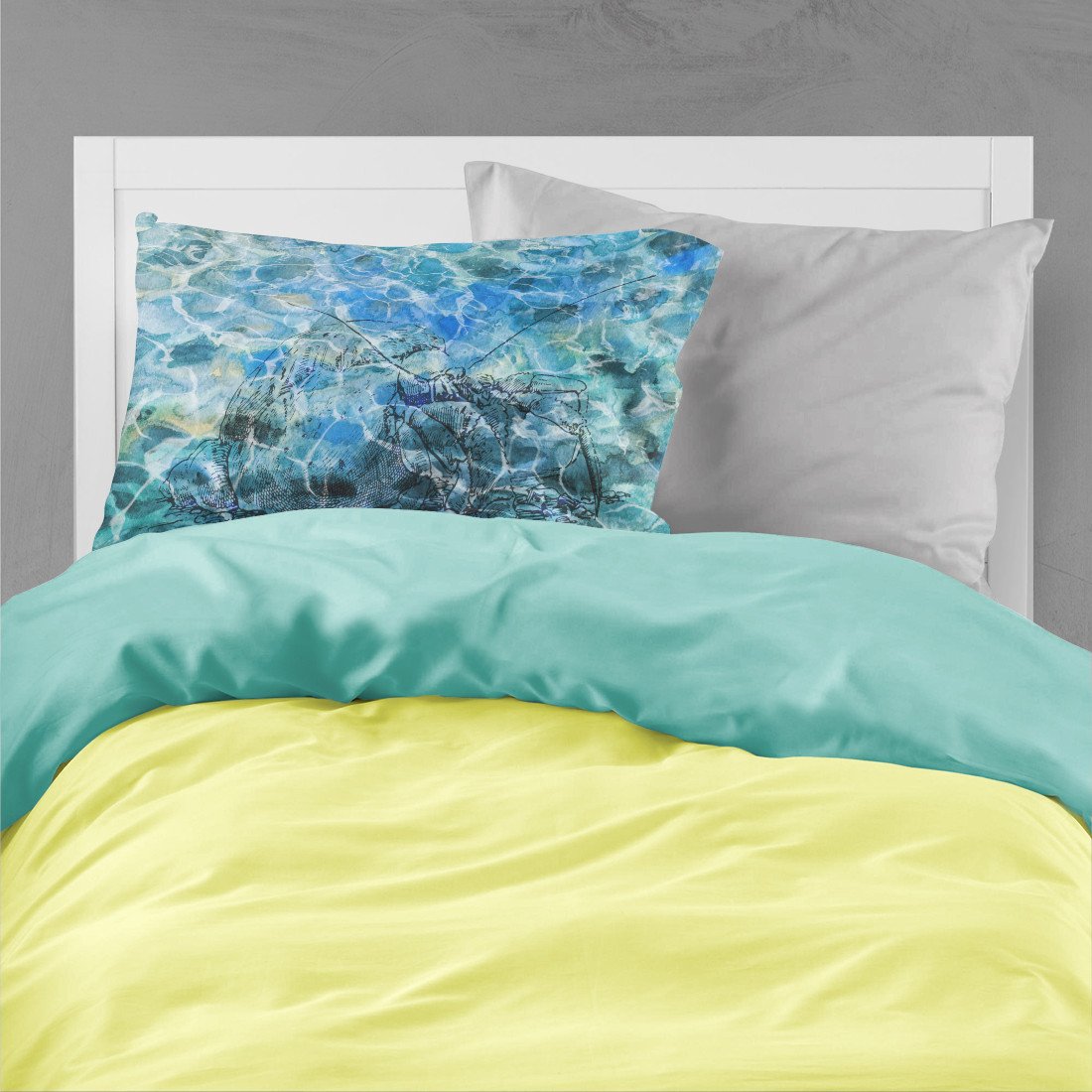Hermit Crab Under water Standard Pillowcase Lightweight Super Soft Easy Care Decorative Artwork Pillowcase, Standard