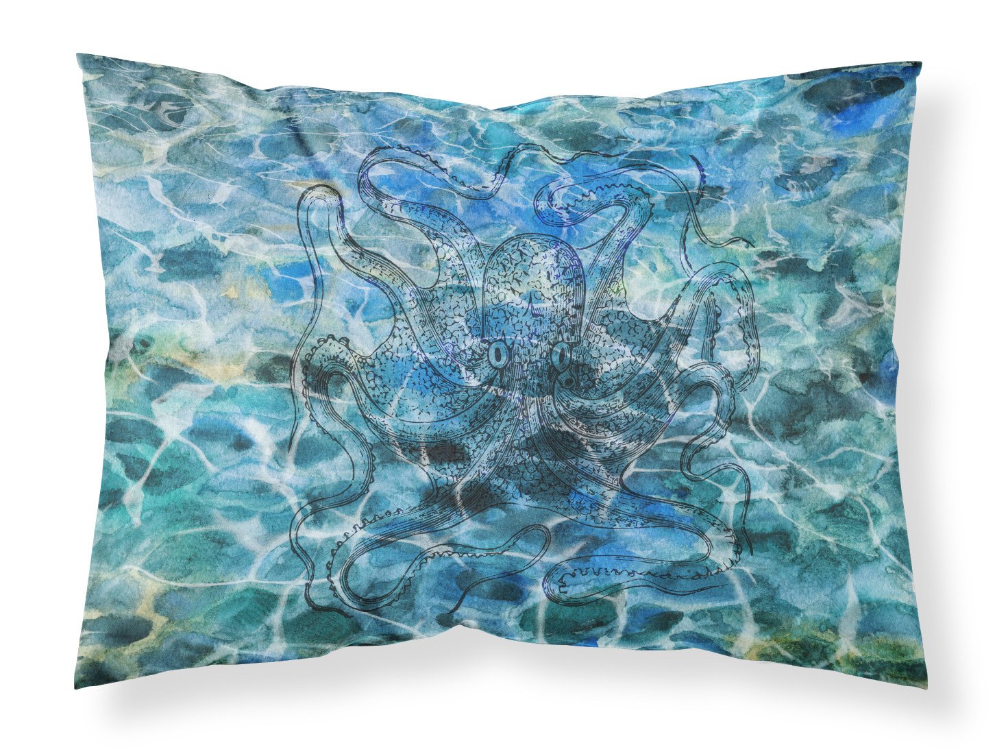 Octopus Under water Standard Pillowcase Lightweight Super Soft Easy Care Decorative Artwork Pillowcase, Standard