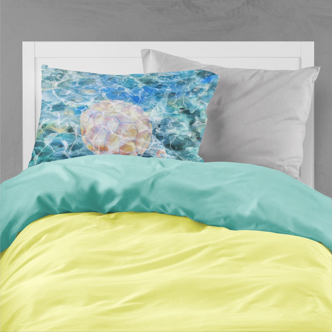 Sea Turtle Under water Standard Pillowcase Lightweight Super Soft Easy Care Decorative Artwork Pillowcase, Standard