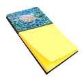Sea Turtle Under water Watercolor Sticky Note Holder Refillable Dispenser Desk Accessory 3x3 Pad Gift