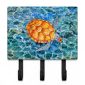 Sea Turtle Leash or Key Holder Wall Hooks, Coat Rack Wall Mount, for Hanging Keys, Towels, Aprons, Leashes
