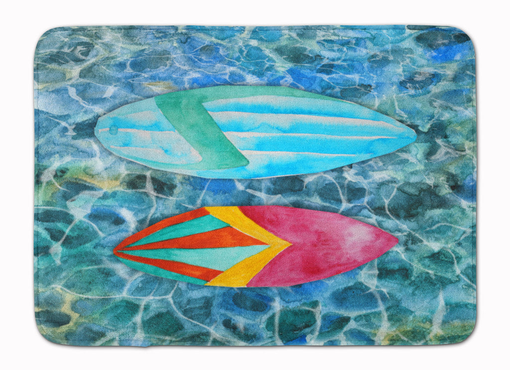 Surf Boards on the Water Memory Foam Kitchen Mat Machine Washable Anti-Fatigue Cushion Comfort Bath or Kitchen Rug