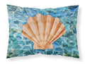 Scallop Shell and Water Standard Pillowcase Lightweight Super Soft Easy Care Decorative Artwork Pillowcase, Standard