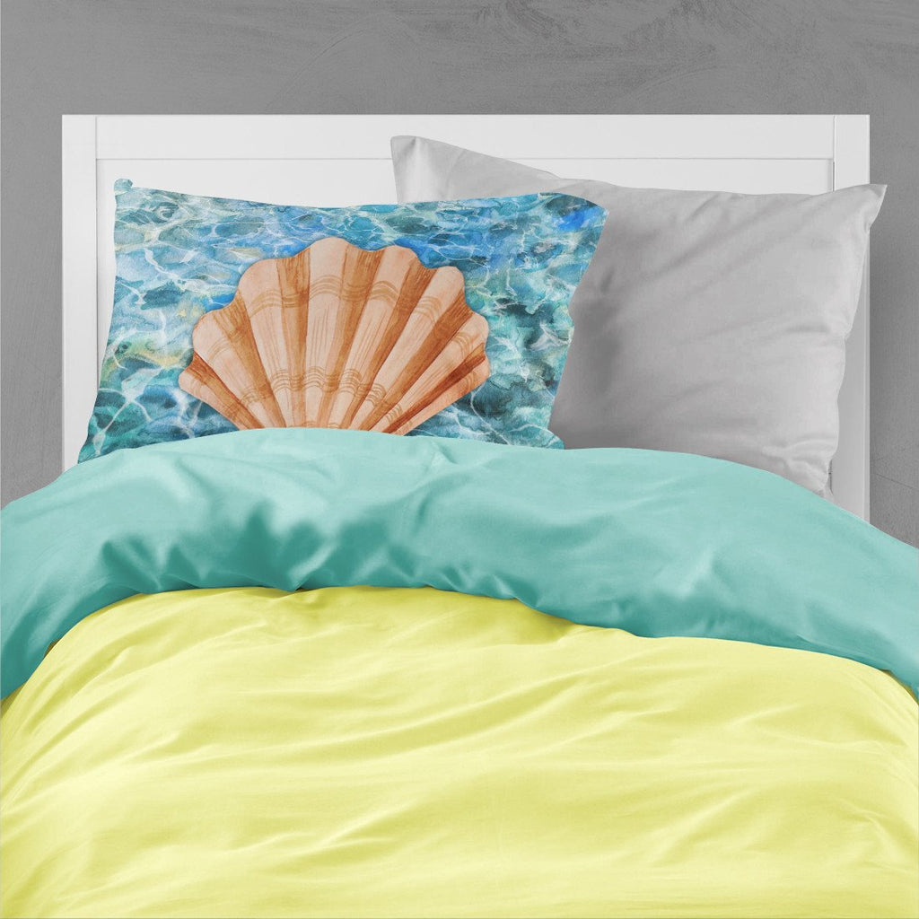 Scallop Shell and Water Standard Pillowcase Lightweight Super Soft Easy Care Decorative Artwork Pillowcase, Standard