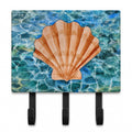 Scallop Shell and Water Leash or Key Holder Wall Hooks, Coat Rack Wall Mount, for Hanging Keys, Towels, Aprons, Leashes