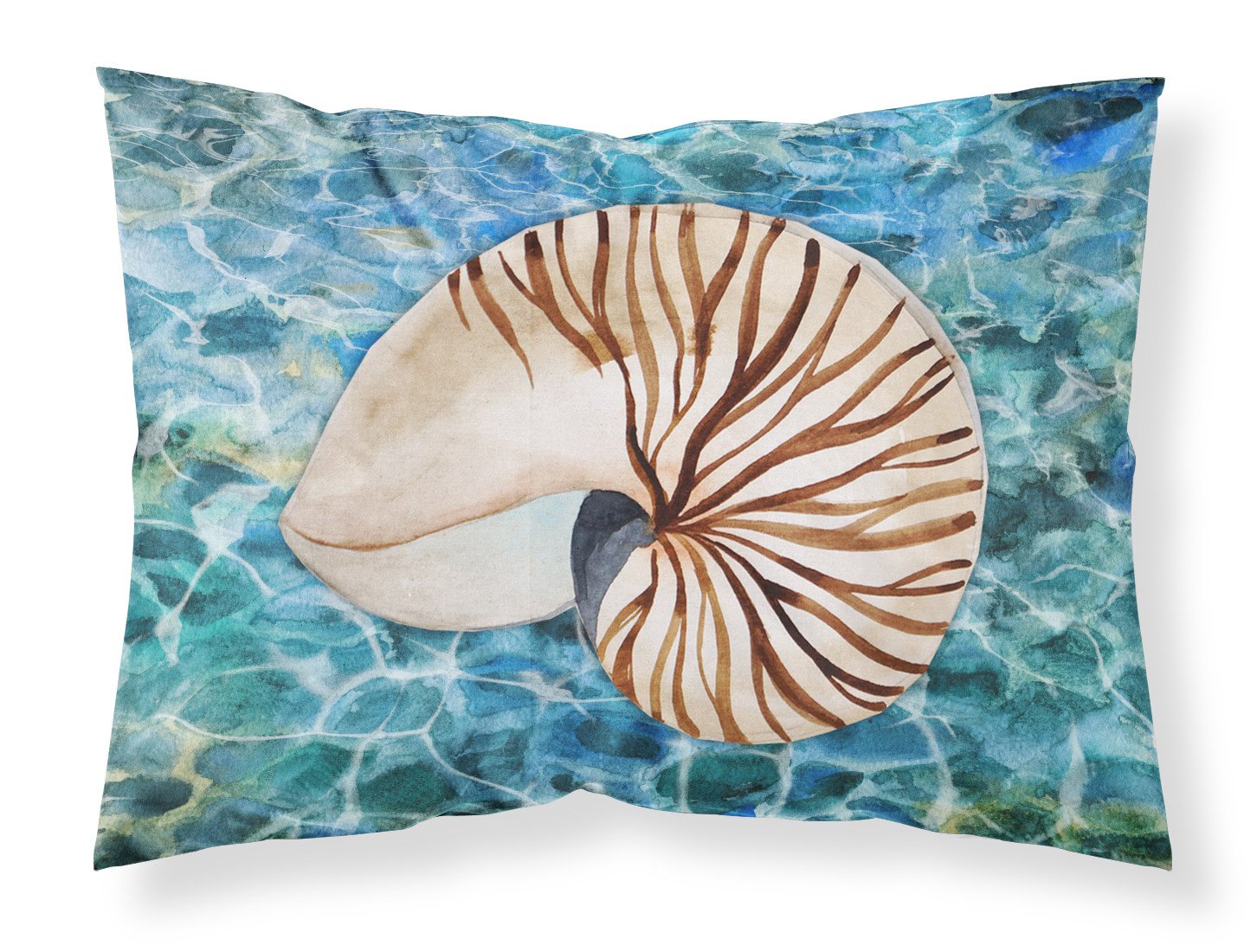 Sea Shell and Water Standard Pillowcase Lightweight Super Soft Easy Care Decorative Artwork Pillowcase, Standard