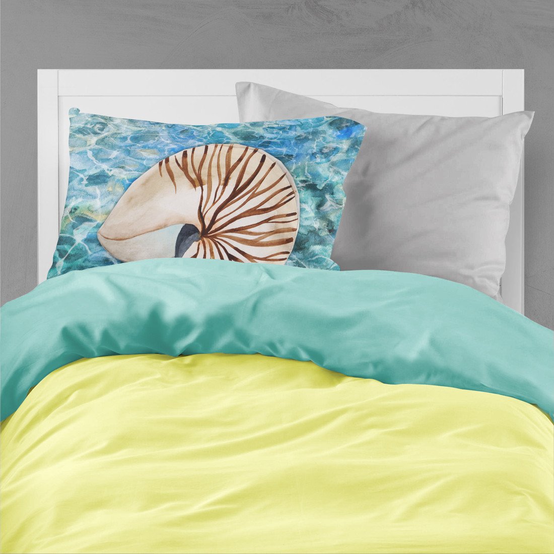 Sea Shell and Water Standard Pillowcase Lightweight Super Soft Easy Care Decorative Artwork Pillowcase, Standard