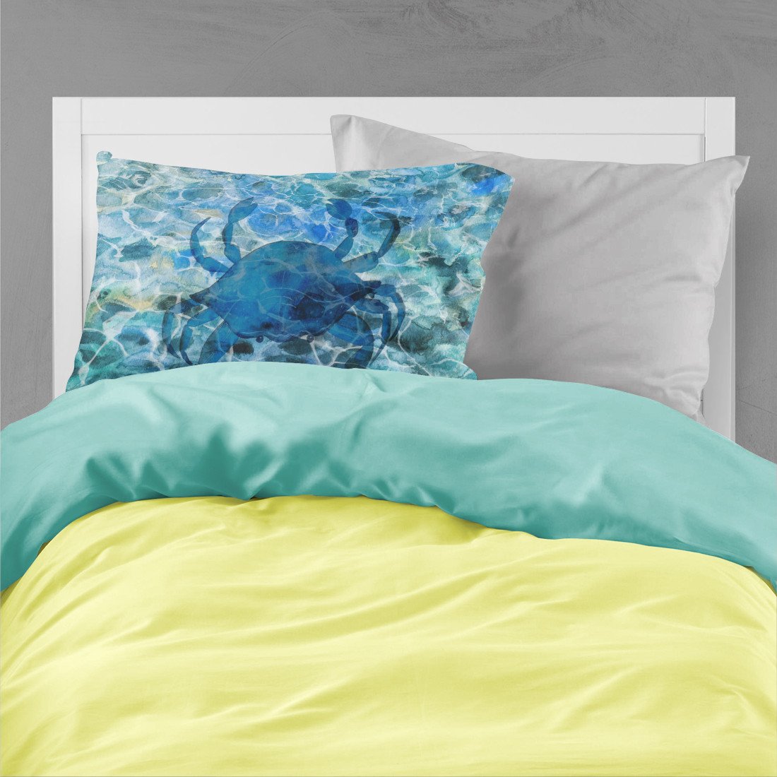 Blue Crab Under Water Standard Pillowcase Lightweight Super Soft Easy Care Decorative Artwork Pillowcase, Standard