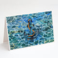 Anchor and Rope Greeting Cards Pack of 8 Blank Cards with Envelopes Whimsical A7 Size 5x7