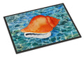 Sea Shell Doormat Indoor Outdoor 18H X 27W Front Door Mat Rugs for Entryway, Non Slip Washable