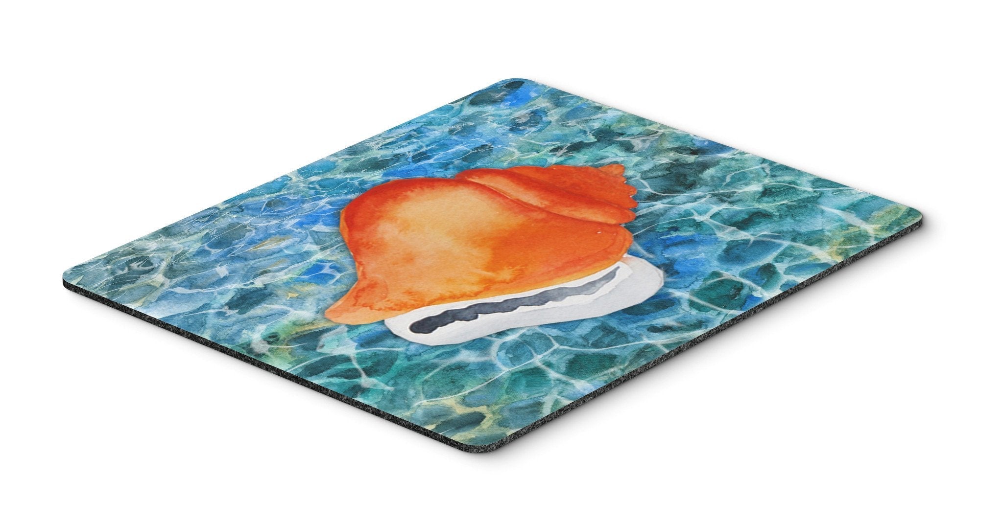Sea Shell Mouse Pad, Heat Resistant Trivet Hot Pad , Non Slip Rubber Desk Mat, Kitchen Counter Protector, Home Office Decor Gift