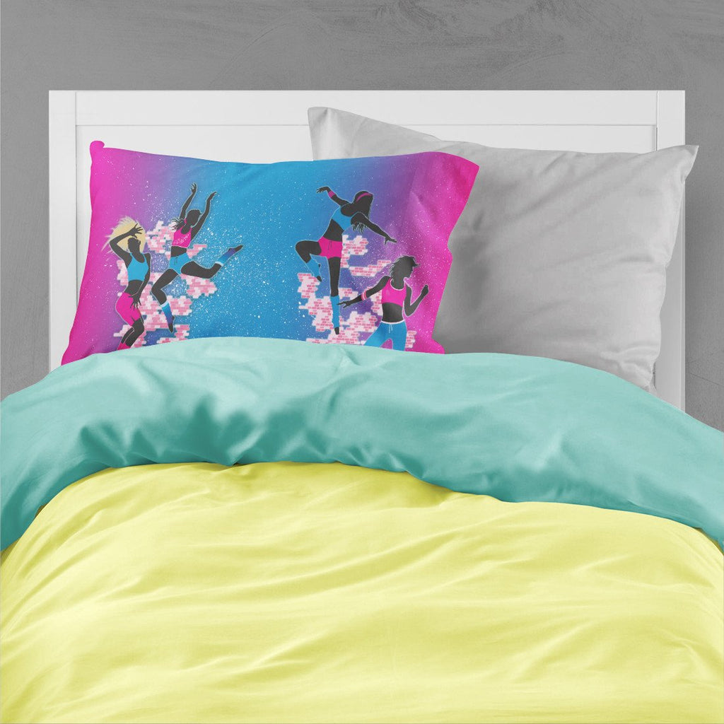 Hip Hop in Pink Blue Standard Pillowcase Lightweight Super Soft Easy Care Decorative Artwork Pillowcase, Standard