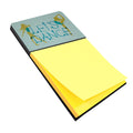 Let's Dance Linen Teal Watercolor Sticky Note Holder Refillable Dispenser Desk Accessory 3x3 Pad Gift