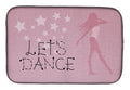 Let's Dance Linen Pink Dish Drying Mat Absorbent Dish Drying Mat Pad for Kitchen Counter Dish Drainer Mat for Countertop, 14 x 21", Multicolor
