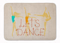 Let's Dance Linen Light Memory Foam Kitchen Mat Machine Washable Anti-Fatigue Cushion Comfort Bath or Kitchen Rug