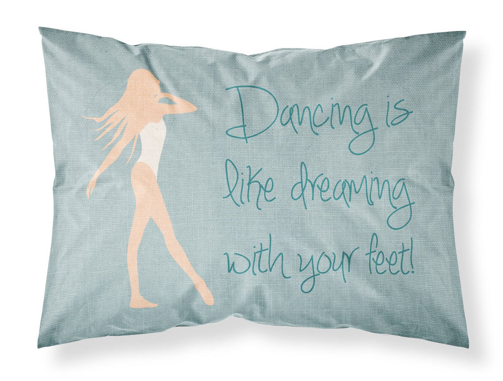 Dancing is Like Dreaming Standard Pillowcase Lightweight Super Soft Easy Care Decorative Artwork Pillowcase, Standard