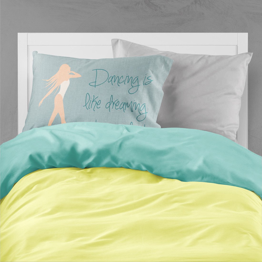 Dancing is Like Dreaming Standard Pillowcase Lightweight Super Soft Easy Care Decorative Artwork Pillowcase, Standard