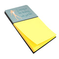 Dancing is Like Dreaming Watercolor Sticky Note Holder Refillable Dispenser Desk Accessory 3x3 Pad Gift