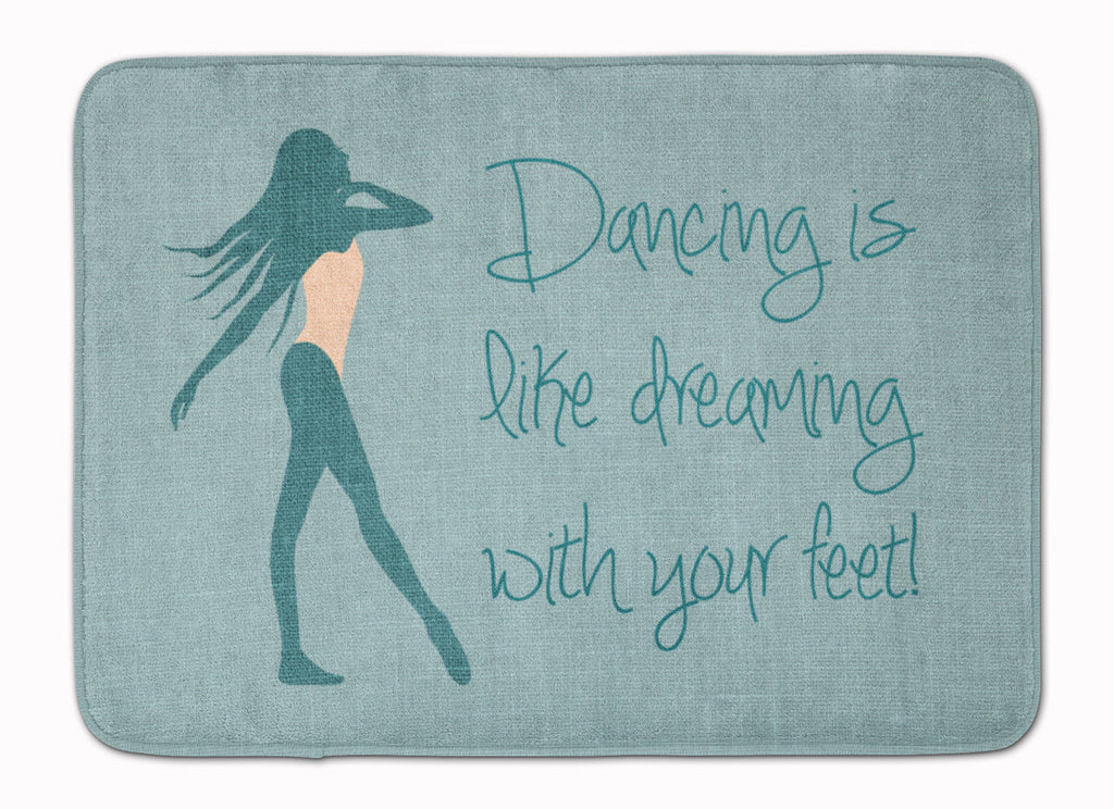 Dancing is Like Dreaming #2 Memory Foam Kitchen Mat Machine Washable Anti-Fatigue Cushion Comfort Bath or Kitchen Rug