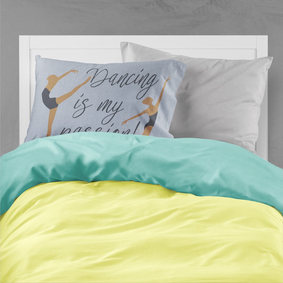 Dancing is My Passion Standard Pillowcase Lightweight Super Soft Easy Care Decorative Artwork Pillowcase, Standard