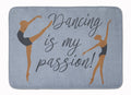 Dancing is My Passion Memory Foam Kitchen Mat Machine Washable Anti-Fatigue Cushion Comfort Bath or Kitchen Rug